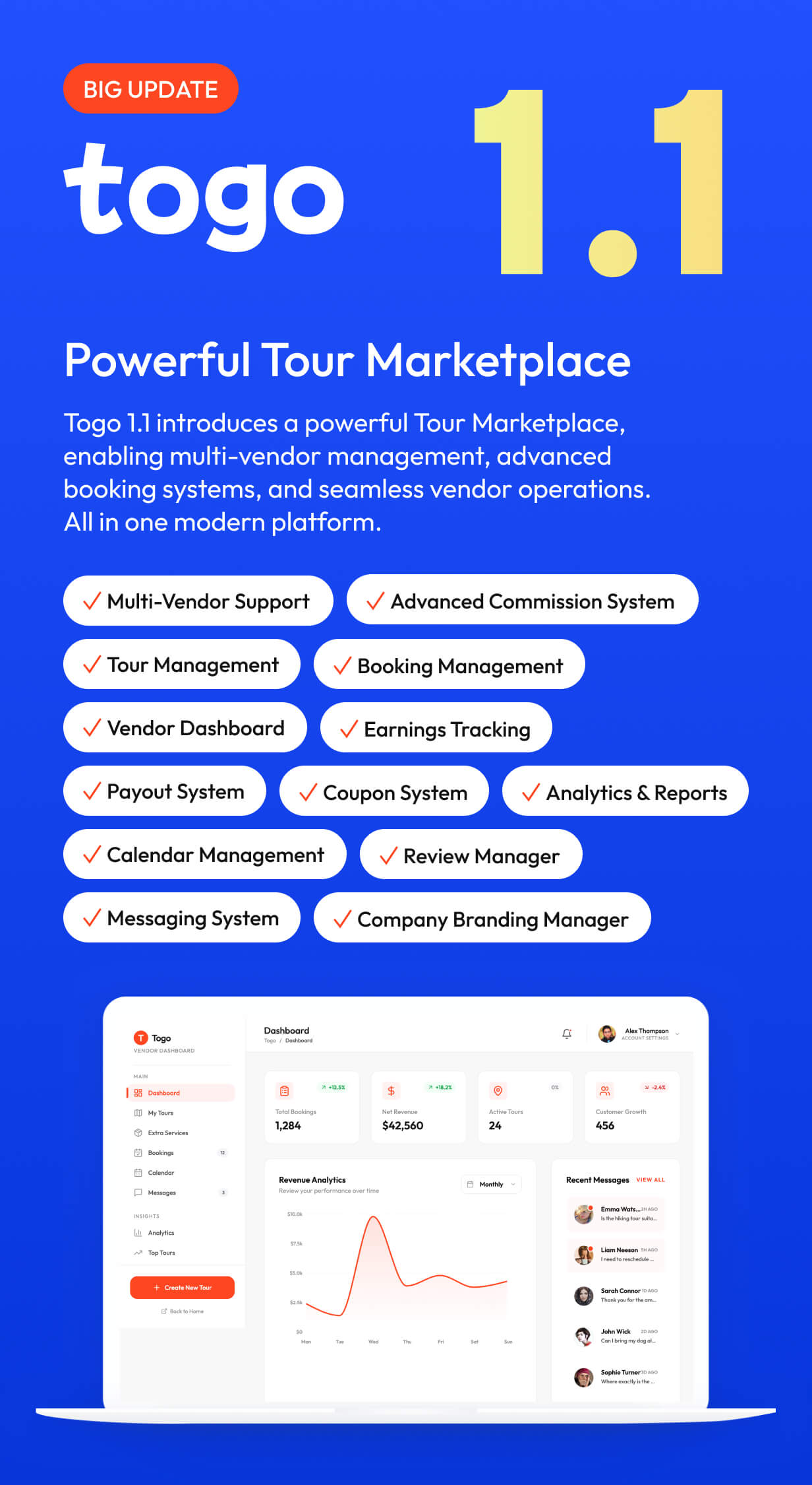 Togo - Tour Booking & Travel WordPress Theme